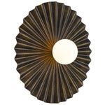 Kinso 50Cm Wall Light — Antique Gold| Opal Matt