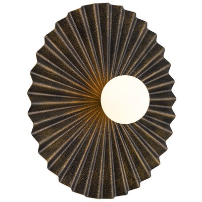 Kinso 50Cm Wall Light — Antique Gold| Opal Matt