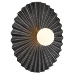 Kinso 50Cm Wall Light — Antique Silver| Opal Matt