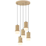 Kolisa 5 Pendant Light — Beige
