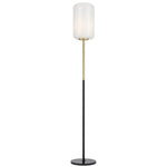 Korova Floor Lamp Brass / Smoke