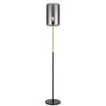 Korova Floor Lamp Brass / Smoke