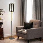 Korova Floor Lamp Brass / Smoke — lifestyle