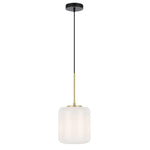 Korova Small Pendant Light — Brass Matt| Opal
