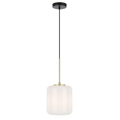 Korova Small Pendant Light — Brass Matt| Opal