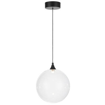 Kupla 1 Pendant Light — Black| Clear