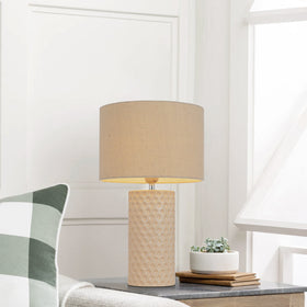 Lamar Ceramic Table Lamp — lifestyle