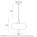 Lasian 40Cm Pendant Light