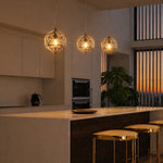 Modern Geometric Pendant Light Small or Large — lifestyle