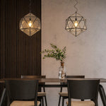 Modern Geometric Pendant Light Small or Large — lifestyle
