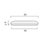 Legero 50Cm 60W LED Oyster Smart Ceiling Light