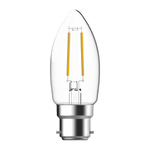 Domus LED Filament C35 CLR 4.2W Candle Dim / B22