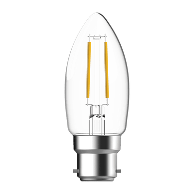 Domus LED Filament C35 CLR 4.2W Candle Dim / B22