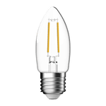 Domus C35 Clear Filament LED Candle 4.2W Dimmable E27