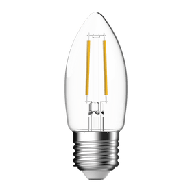 Domus C35 Clear Filament LED Candle 4.2W Dimmable E27