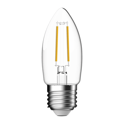 Domus C35 Clear Filament LED Candle 4.2W Dimmable E27