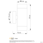 Oriel VARDE LED Stainless Steel
