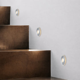 Lima LED Stair Step Light Round 3w 3000K/5000K — lifestyle