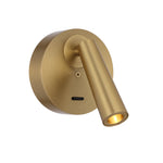Lodan LED Wall Light — Brass