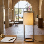 Loftus Table Lamp 1 LT in Rusty — lifestyle