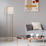 Loftus 1 Light Floor Lamp Antique Gold