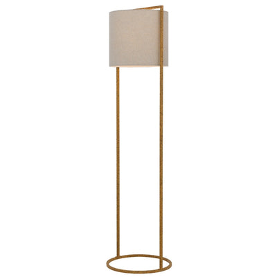 Loftus 1 Light Floor Lamp Antique Gold