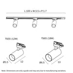 Logik Track Light LED 18W Ceiling Light