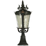 Albany Medium Pillar Mount Antique Bronze