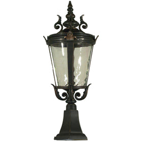 Albany Medium Pillar Mount Antique Bronze