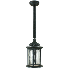 Argyle Rod Pendant Light in Antique Black