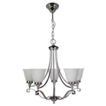 DALLAS 5LT CHROME - PENDANT with beautiful design by Lode Lighting