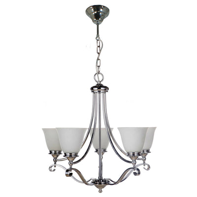 DALLAS 5LT CHROME - PENDANT with beautiful design by Lode Lighting