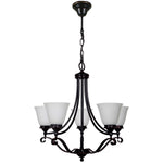 DALLAS 5LT BRONZE - PENDANT with beautiful design by Lode Lighting