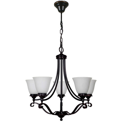 DALLAS 5LT BRONZE - PENDANT with beautiful design by Lode Lighting