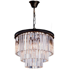 Odeon Medium 3 Light Crystal Pendant Light