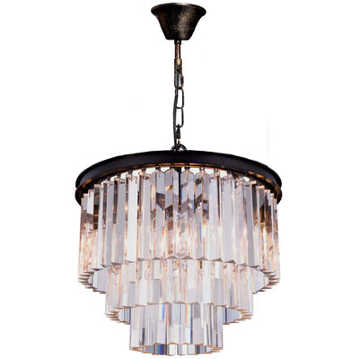 Odeon Medium 3 Light Crystal Pendant Light