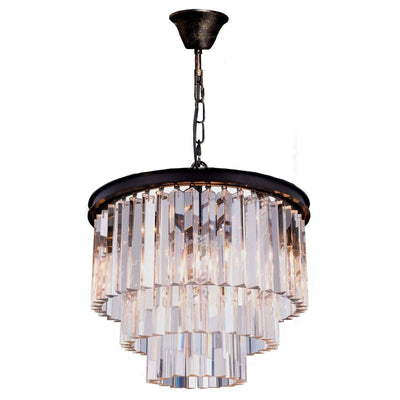 Odeon Medium 3 Light Crystal Pendant Light