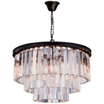 Odeon Large 6 Light Crystal Pendant Light