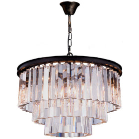 Odeon Large 6 Light Crystal Pendant Light