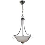 Dallas Chain Pendant in 3Lt Light in Chrome
