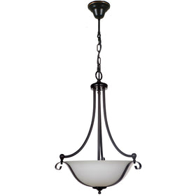 Dallas Chain Pendant in 2Lt Light in Bronze