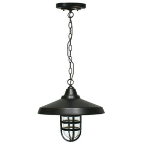 Deckhouse Chain Pendant Light E27 in Antique Bronze