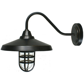 Deckhouse Outdoor Wall Mount Light E27 Antique Bronze