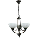 Houston Chain 3Lt Pendant Light in Bronze