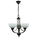 Houston Chain 3Lt Pendant Light in Bronze