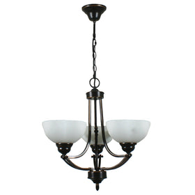 Houston Chain 3Lt Pendant Light in Bronze