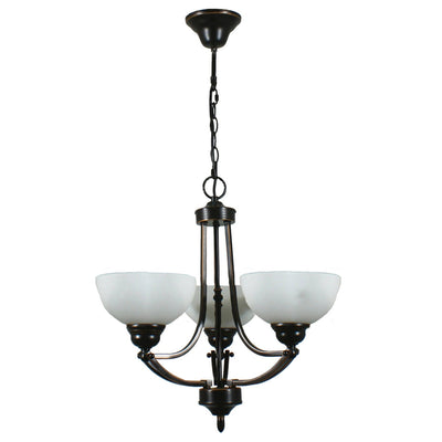 Houston Chain 3Lt Pendant Light in Bronze
