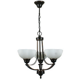 Houston Chain 3Lt Pendant Light in Bronze
