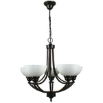 Houston Chain Pendant in 5 Light Bronze Colour