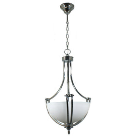 Houston Chain Pendant in 2 Light Chrome
